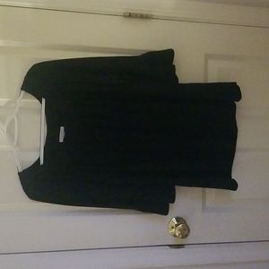Long Sleeve Top, Liz Lange Maternity, L, Black